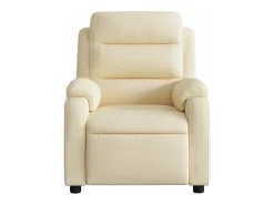 Sillón de salón | Silla | Sillón de masaje reclinable de tela crema SHL8258
