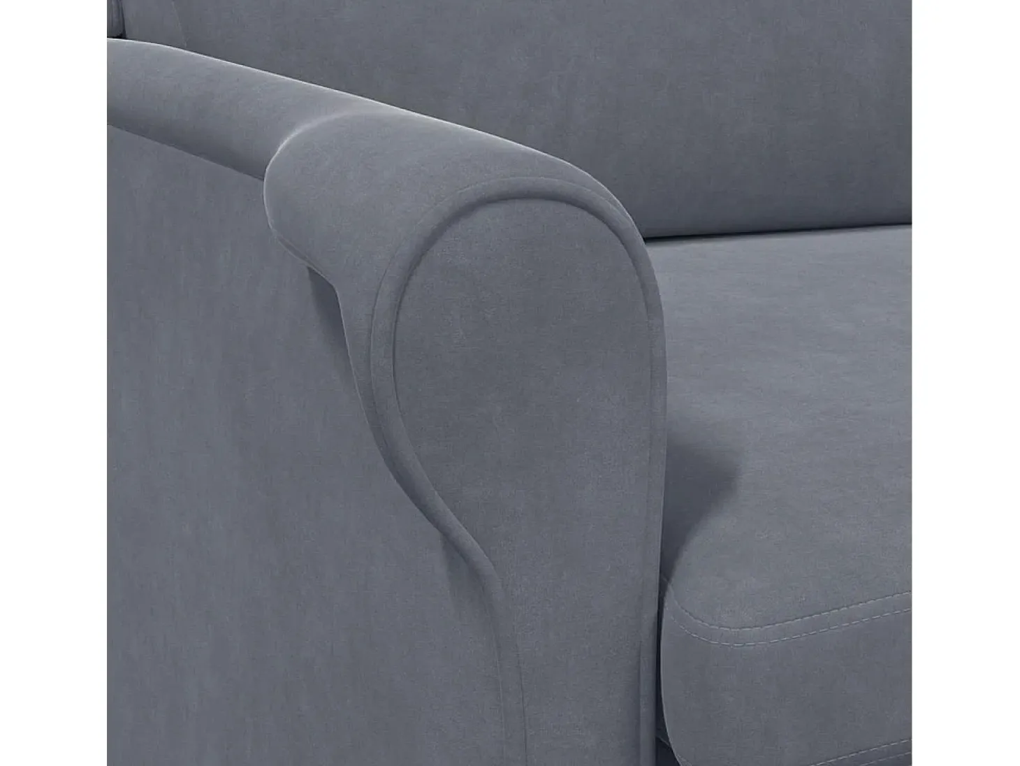 Sillón de salón | Silla de relax | Sillón Gris oscuro 76x94x102 cm Terciopelo SHL3774