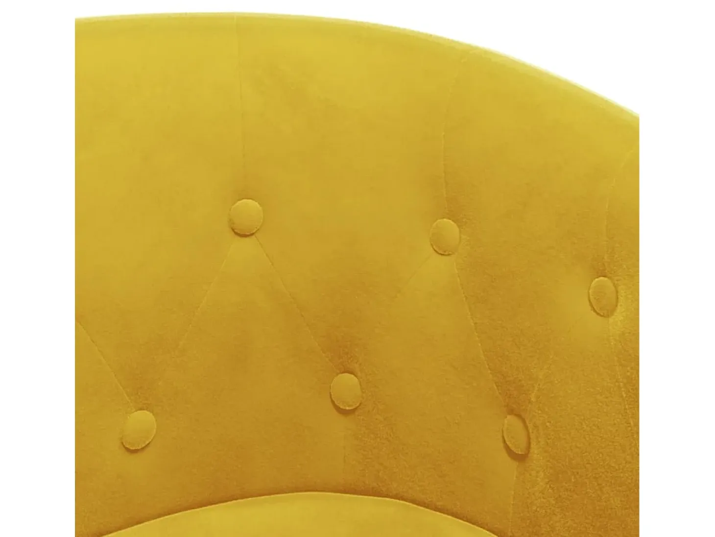 Sillón de salón | Silla de relax con taburete terciopelo amarillo SHL4713