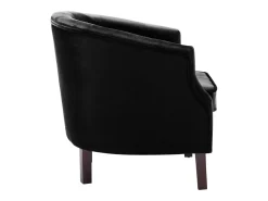 Sillón de salón | Silla de relax | Sillón de terciopelo negro SHL6129