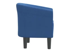 Sillón de tela azul ES62262