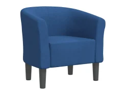 Sillón de tela azul ES62262