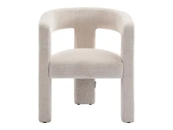 Sillón de tela beige estilo diseño FAVINA