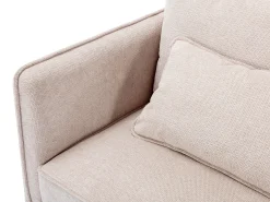 Sillón de tela color beige estilo contemporáneo TORMELDA