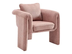 Sillón de tela color rosa JOLIPIA