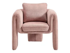Sillón de tela color rosa JOLIPIA