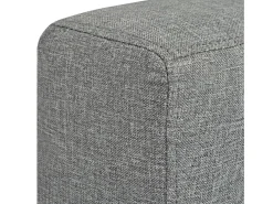 Sillón de tela gris claro