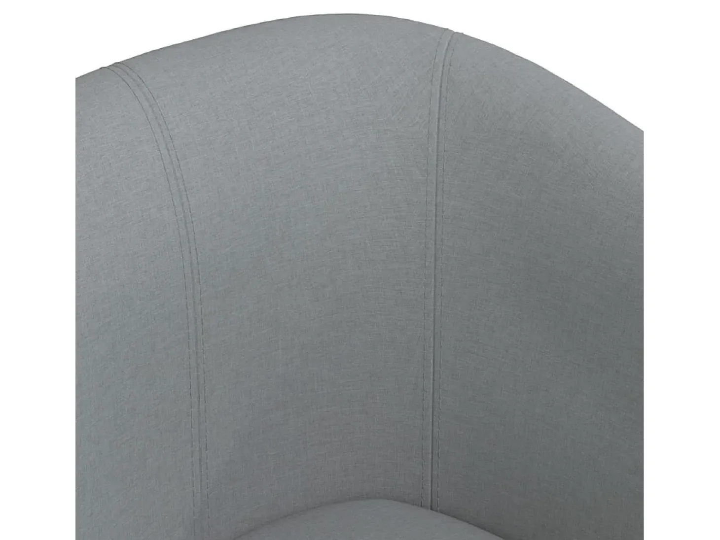 Sillón de tela gris claro