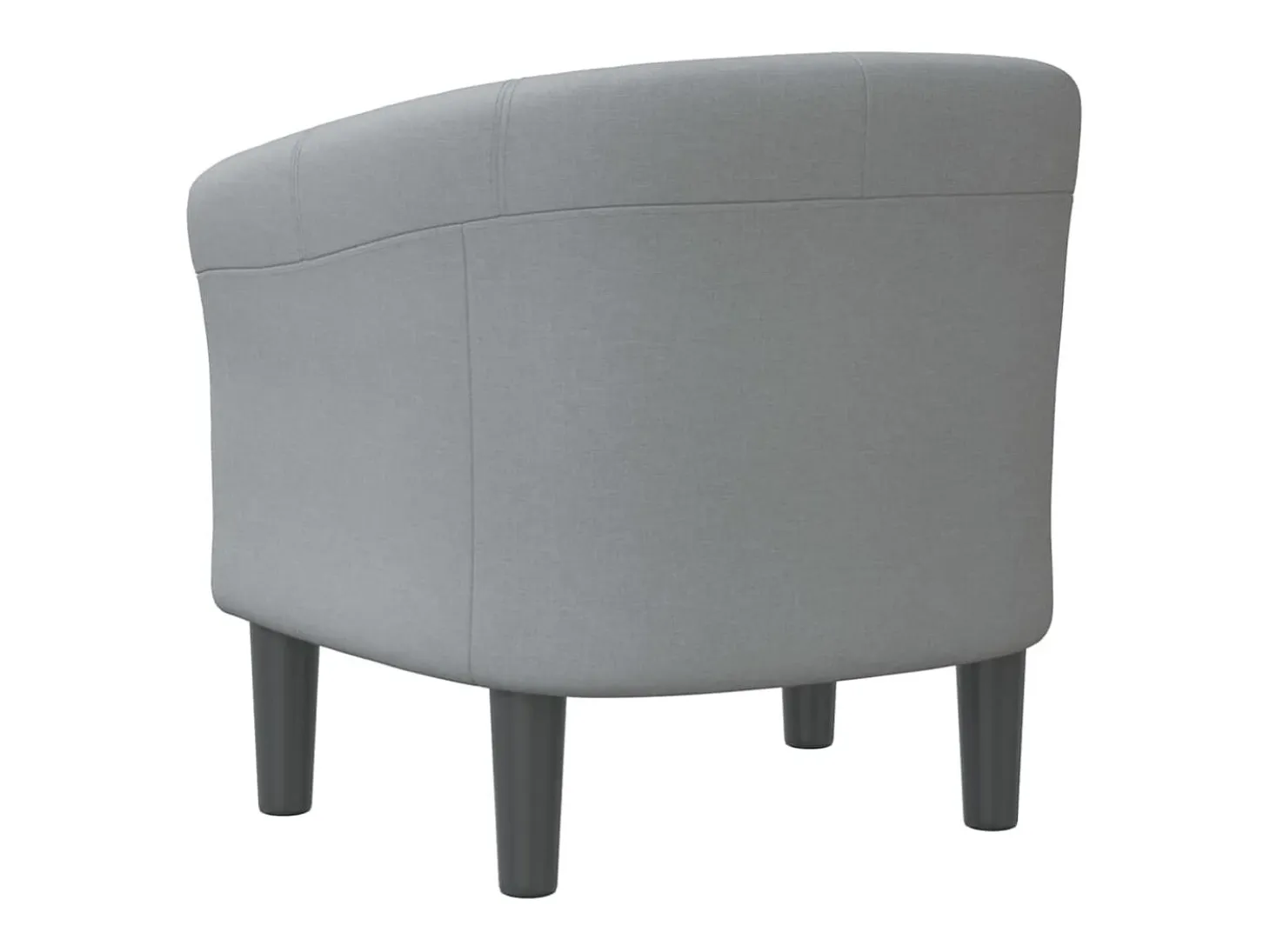 Sillón de tela gris claro