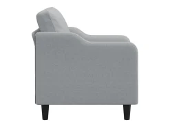 Sillón de tela gris claro 60 cm
