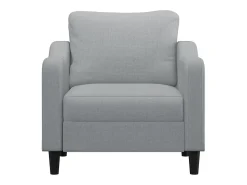 Sillón de tela gris claro 60 cm