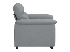 Sillón de tela gris claro 60 cm