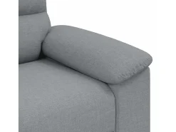 Sillón de tela gris claro 60 cm