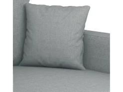 Sillón de tela gris claro 60 cm