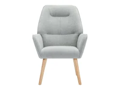 Sillón de tela gris. Estilo escandinavo. OSIMO