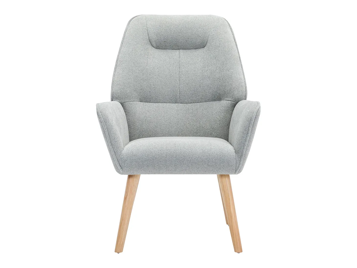 Sillón de tela gris. Estilo escandinavo. OSIMO