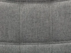 Sillón de tela gris estilo escandinavo capitoné LUOSTO