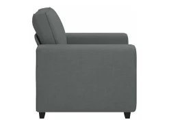 Sillón de tela gris oscuro 60 cm