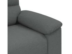 Sillón de tela gris oscuro 60 cm