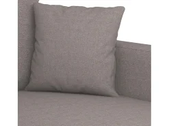 Sillón de tela gris taupé 60 cm