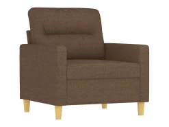 Sillón de tela marrón 60 cm