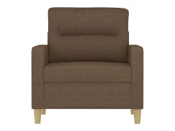 Sillón de tela marrón 60 cm