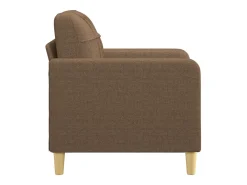 Sillón de tela marrón 60 cm