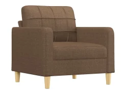 Sillón de tela marrón 60 cm