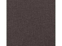 Sillón de tela marrón oscuro