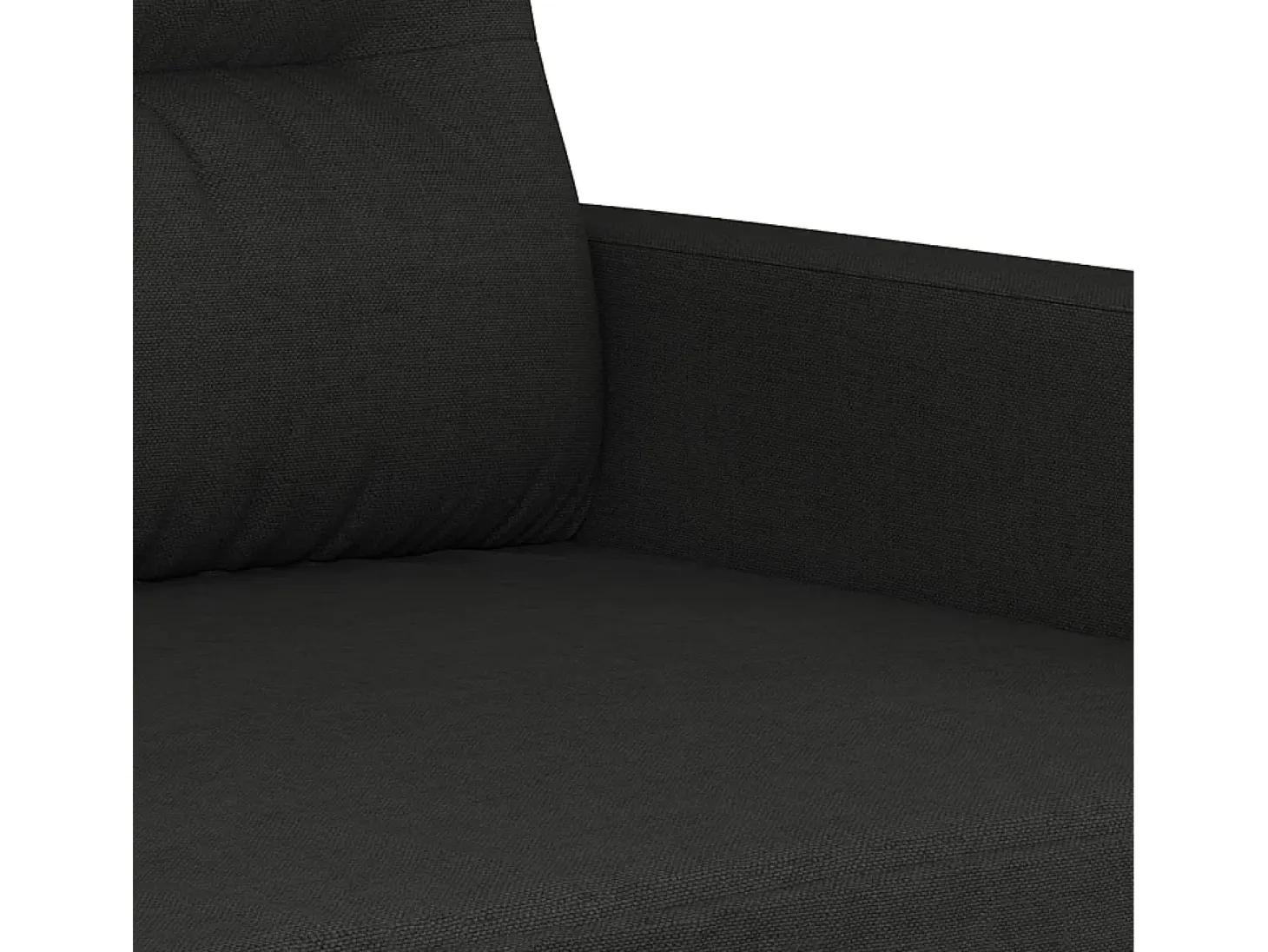 Sillón de tela negro 60 cm