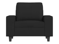 Sillón de tela negro 60 cm