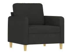 Sillón de tela negro 60 cm