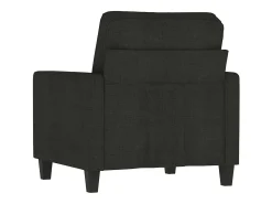 Sillón de tela negro 60 cm