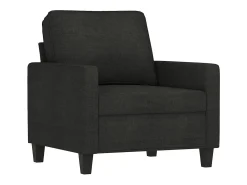 Sillón de tela negro 60 cm