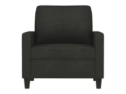 Sillón de tela negro 60 cm ES47269