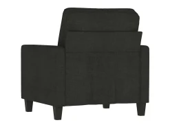 Sillón de tela negro 60 cm ES47269