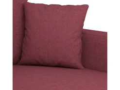 Sillón de tela rojo tinto 60 cm