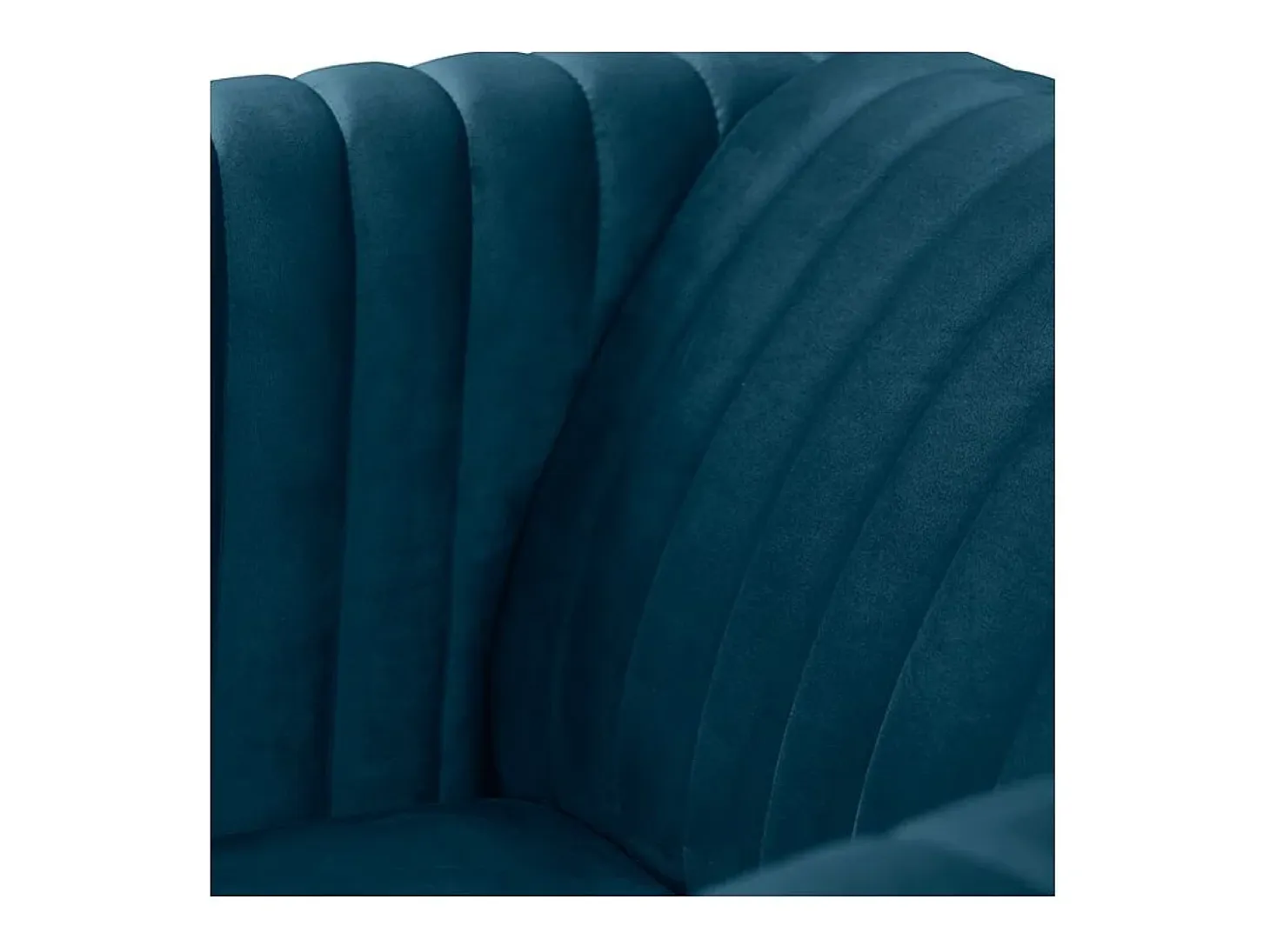 Sillón de terciopelo azul oscuro - Gatsby