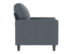 Sillón de terciopelo gris oscuro 60 cm