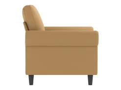 Sillón de terciopelo marrón 60 cm ES395486