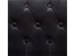 Sillón de terciopelo negro