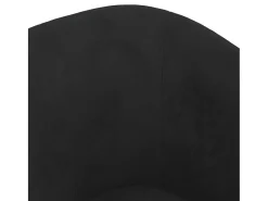 Sillón de terciopelo negro