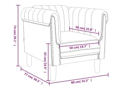 Sillón de terciopelo rosa