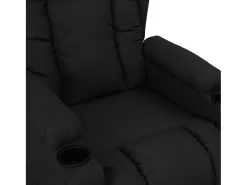 Sillón elevable tela negro