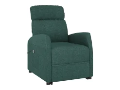 Sillón elevable tela verde oscuro
