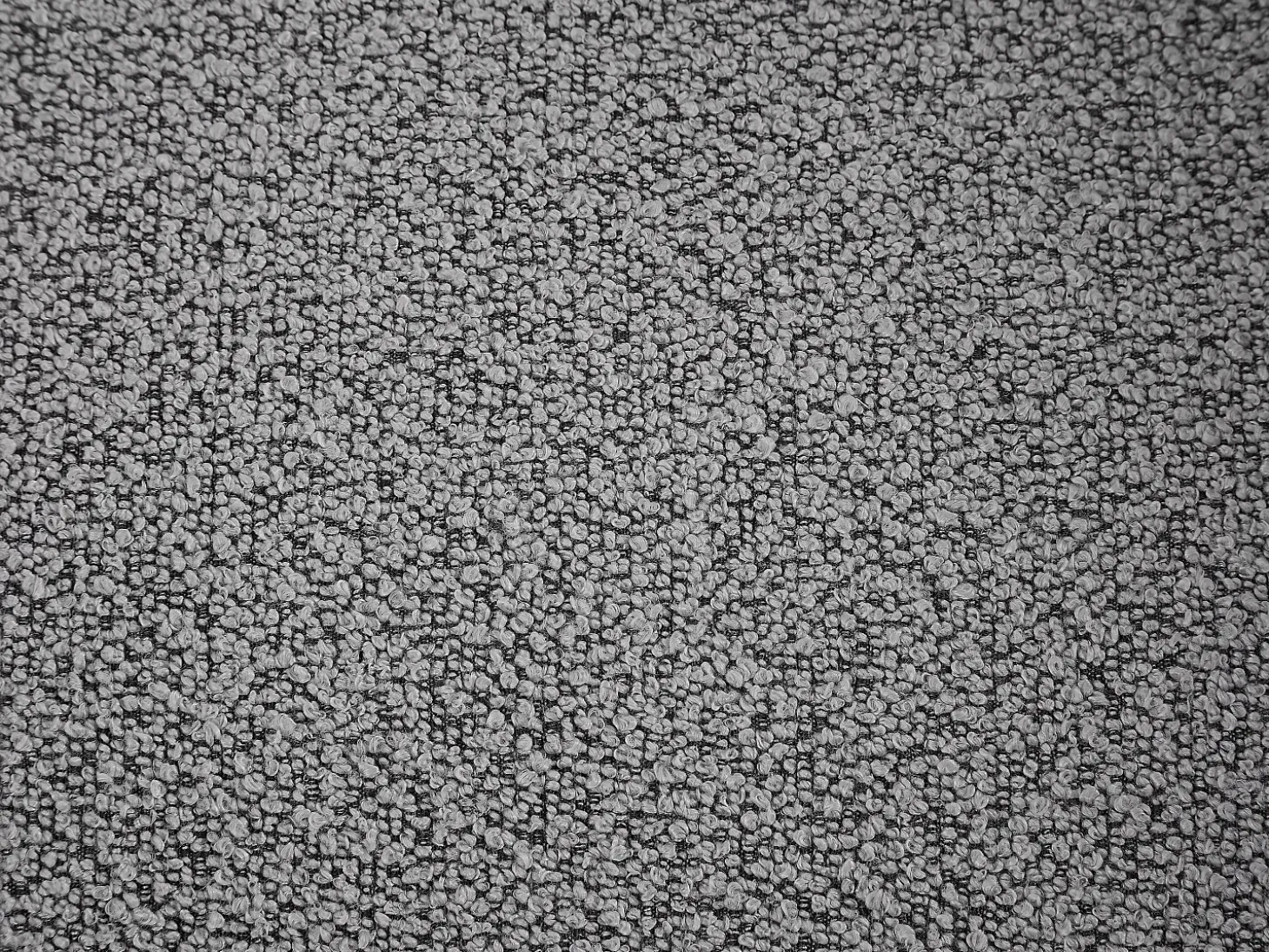 Sillón en tela bouclé gris BOVANA de Pascal Morabito