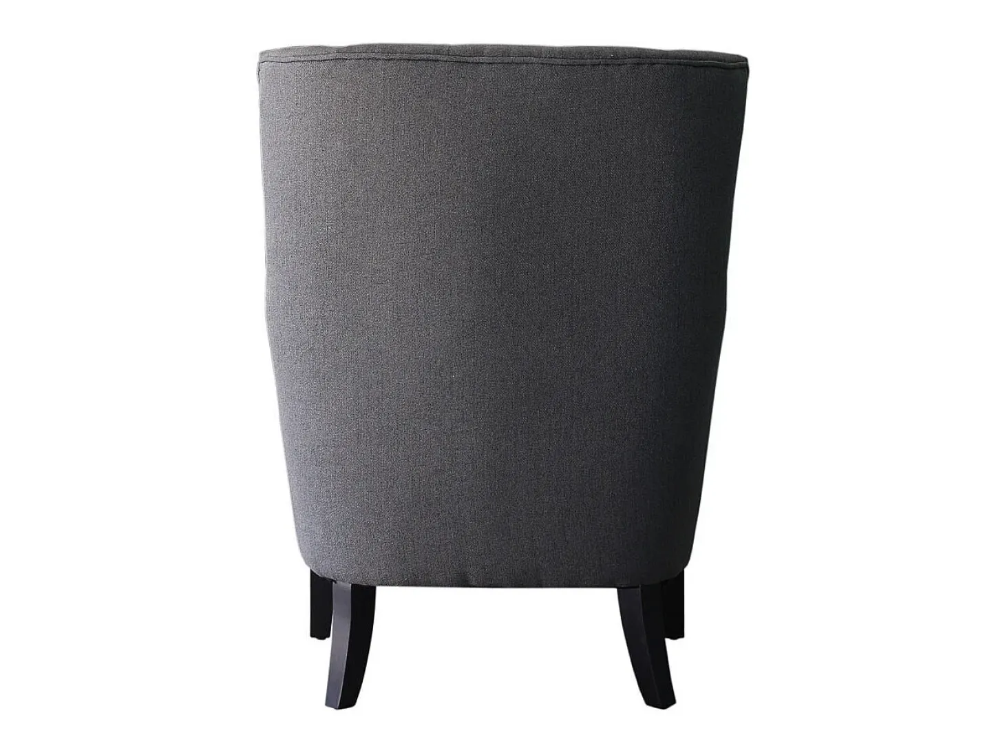 Sillón escandinavo "Duchesse" en tela - Gris