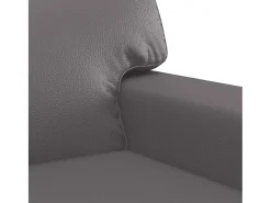 Sillón Gris 60 cm Piel Sintética