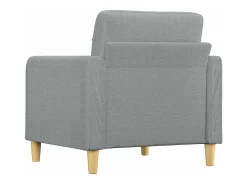 Sillón Gris Claro 60 cm Tela