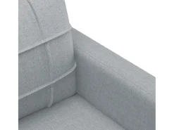 Sillón Gris Claro 60 cm Tela